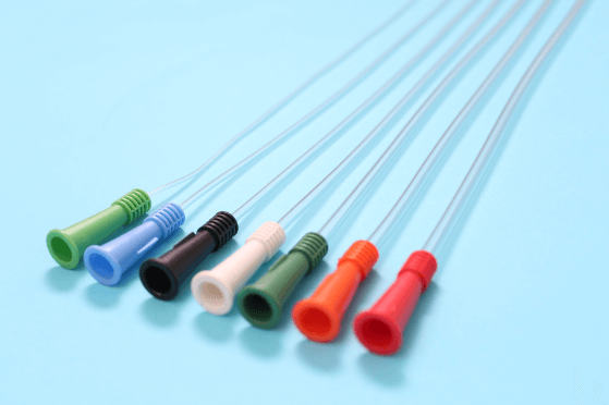 PVC hydrophilic coated catheters