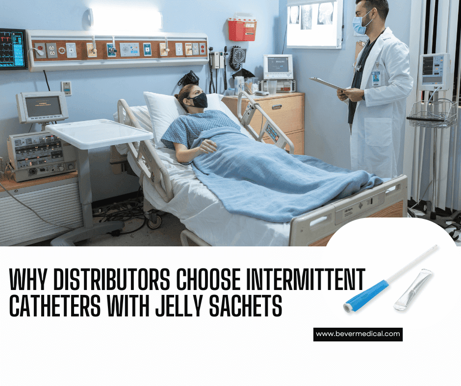 Intermittent Catheters with Jelly Sachets