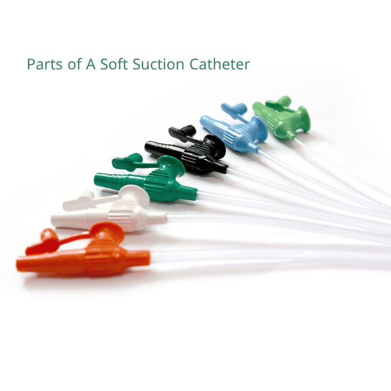 Parts of A Soft Suction Catheter