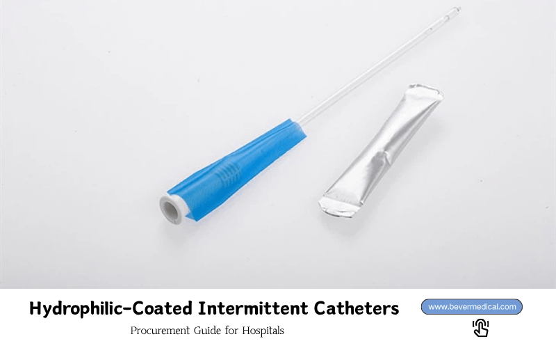 hydrophilic-coated intermittent catheters